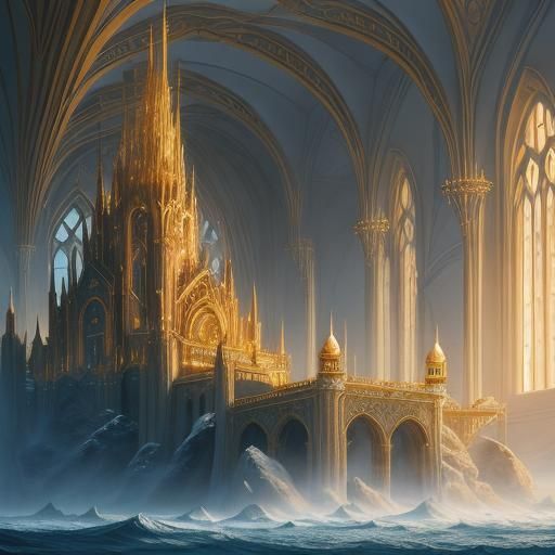 Dreamlike Visions of Far Lands and Golden Mists