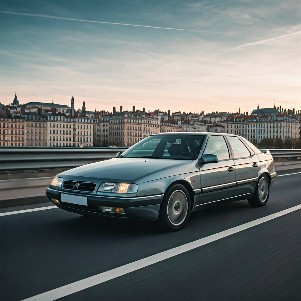 Cinematic 1993 Citroën Volvo XM Cruises Through Springtime L...