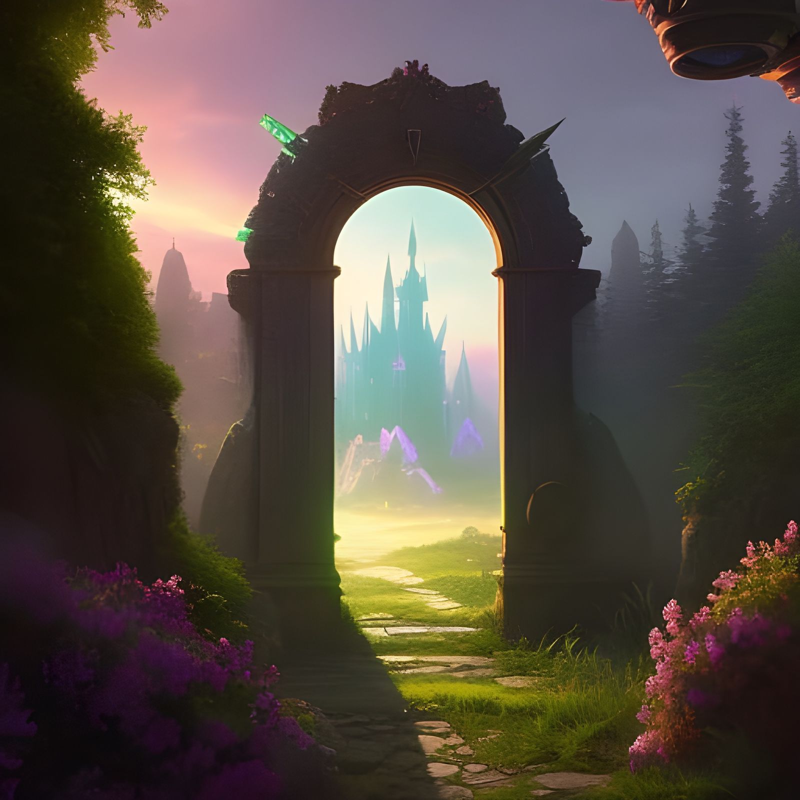 Magical Portal to a Fantasy World