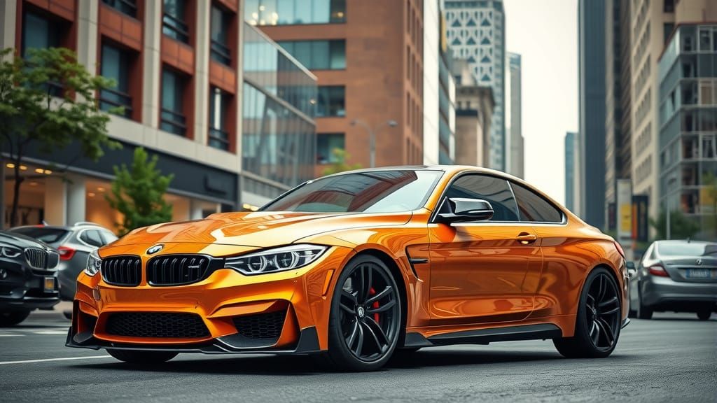 BMW M1 with Nanotech Armor on City Street