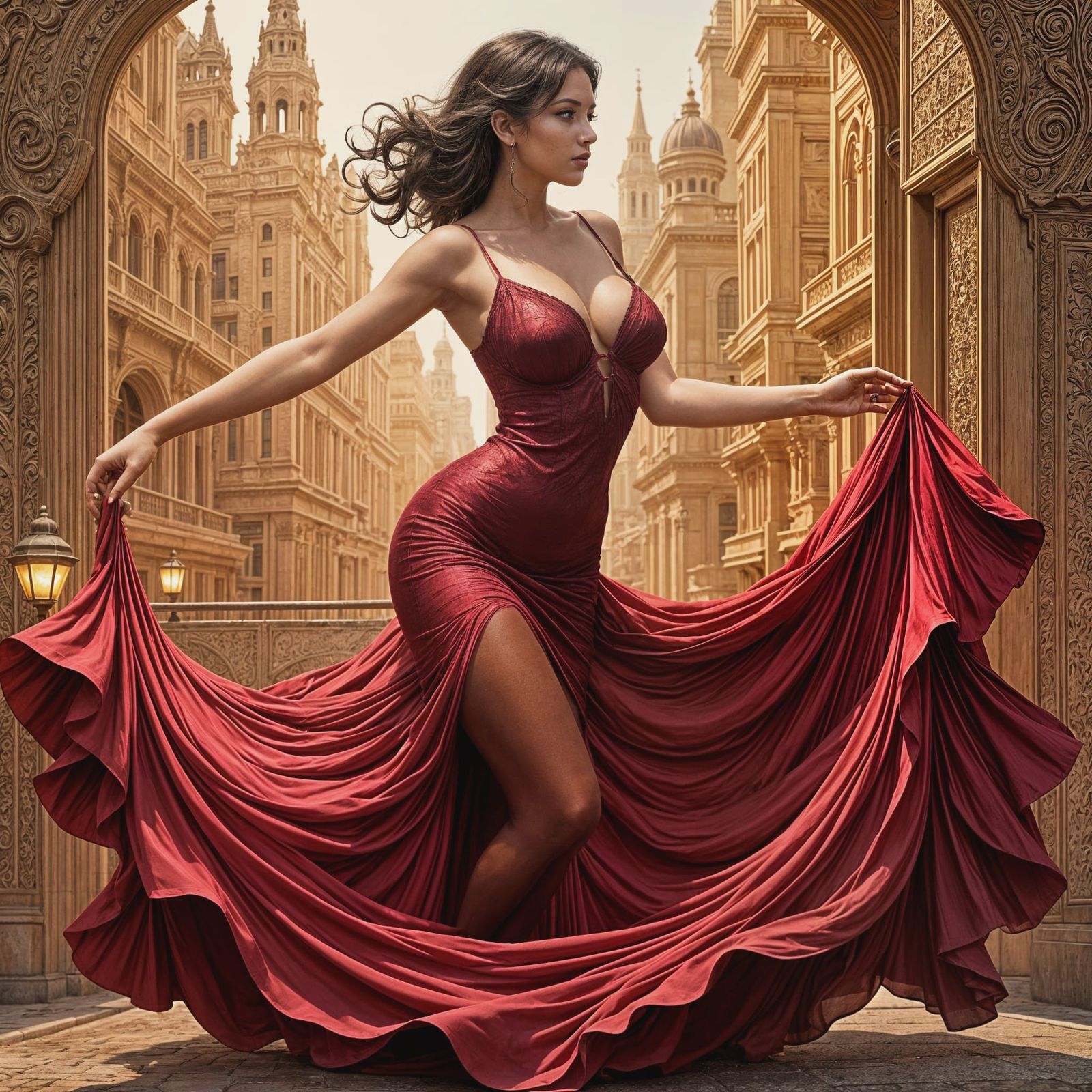 Gorgeous Woman Ready for a Night Out