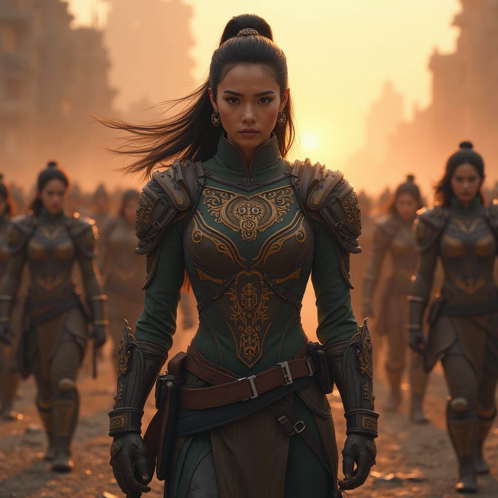 Warrior Queen Mulan Leads Women's Army into Post-Apocalyptic...