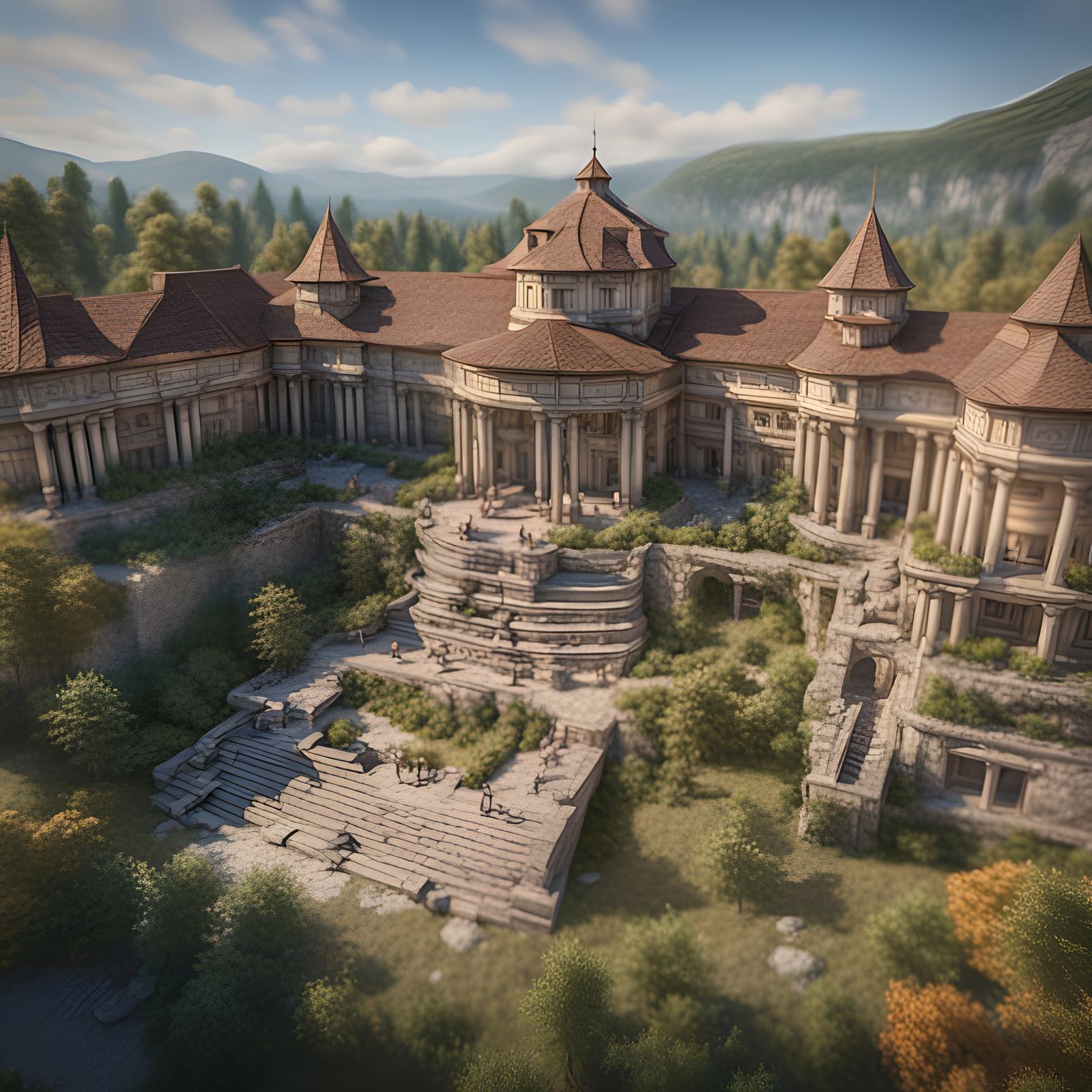 Ancient Thracian Provița in Futuristic Mech Style