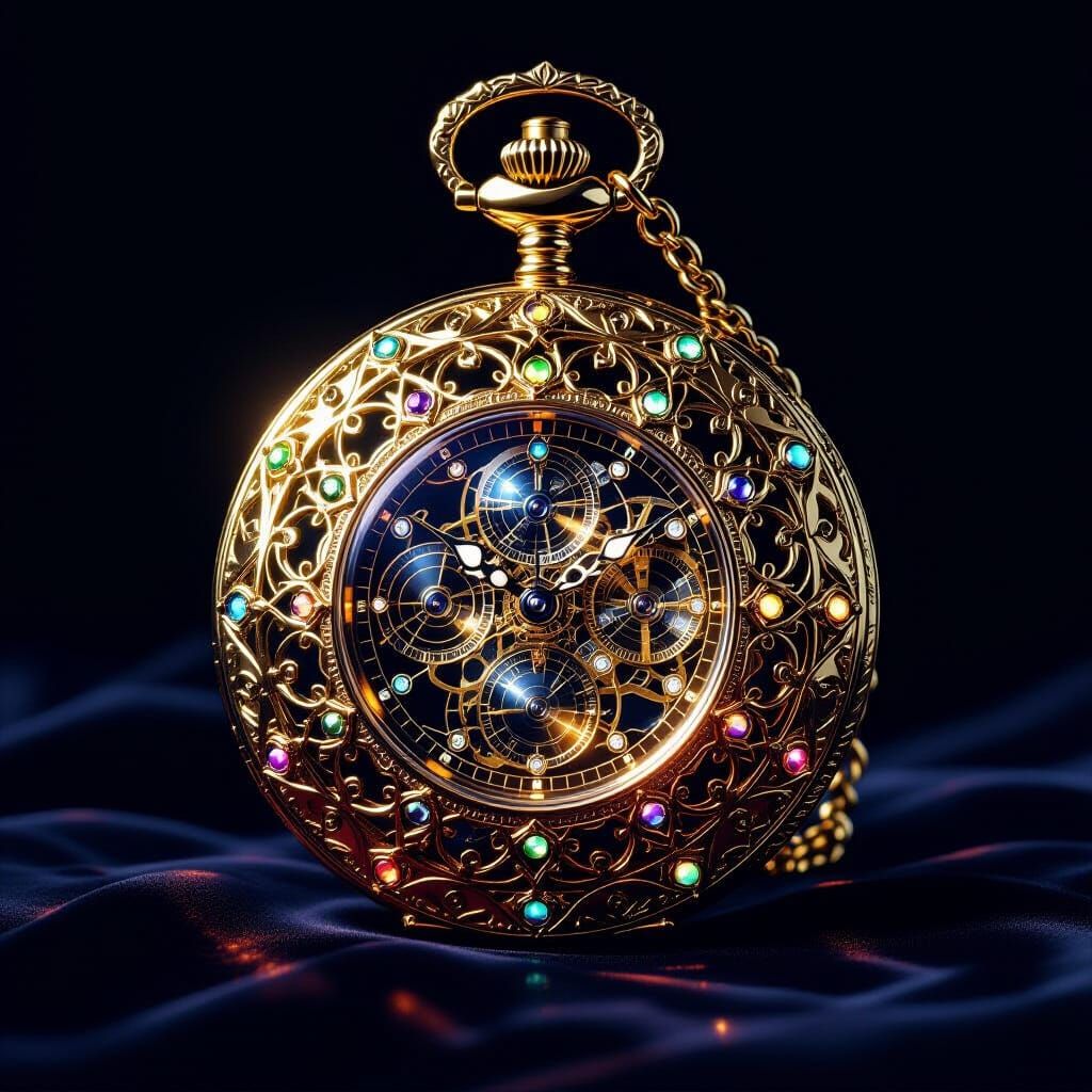 opulence clock pocket priceless technology