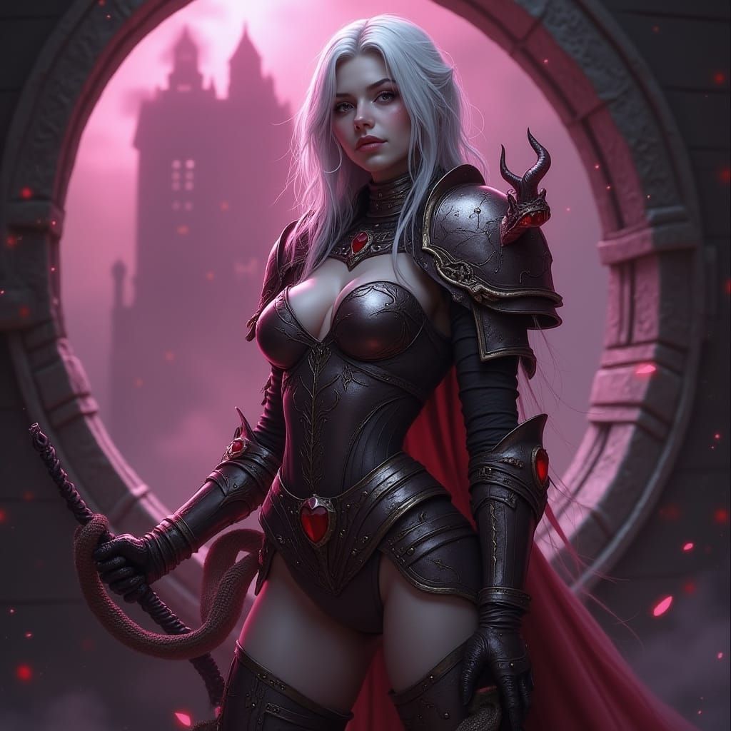 Gothic Spaceship Sanctuary in Slaanesh Realm