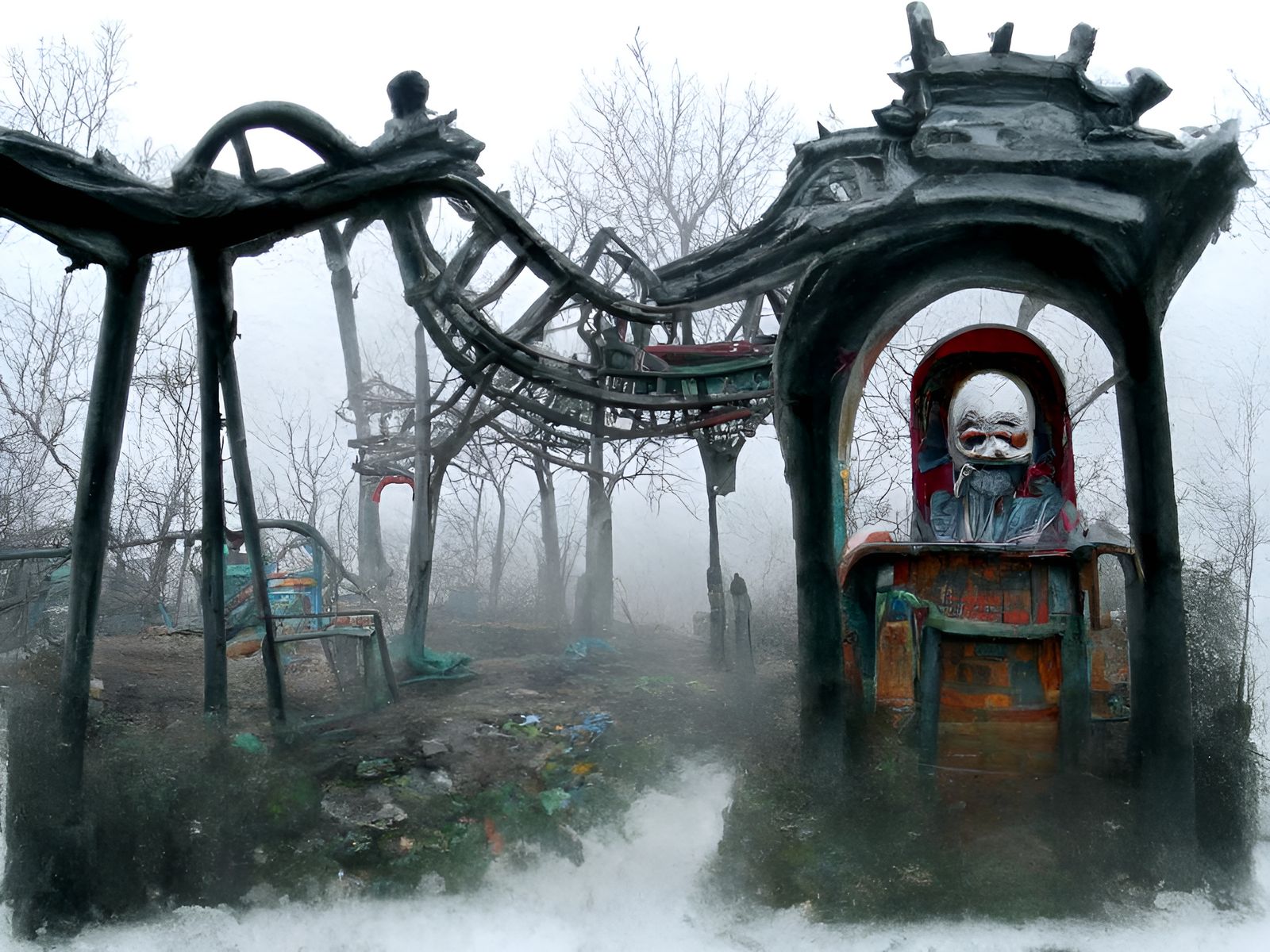 Eerie Abandoned Wonderland Theme Park in China