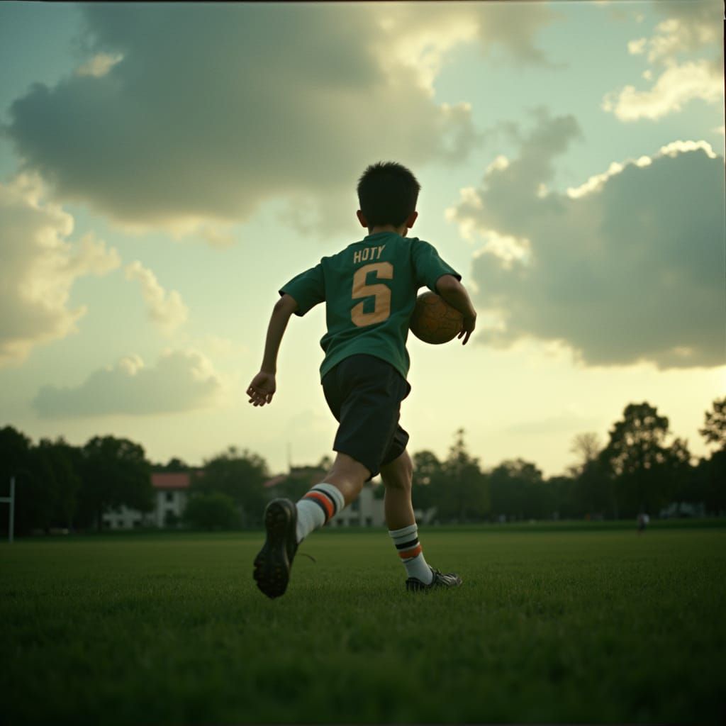 Mss Korya in Cinematic Football Action