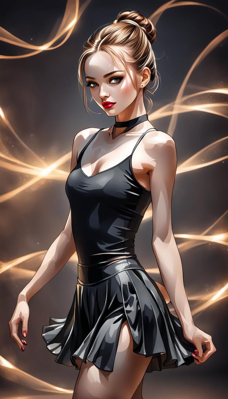 Elegant Ballerina in Motion