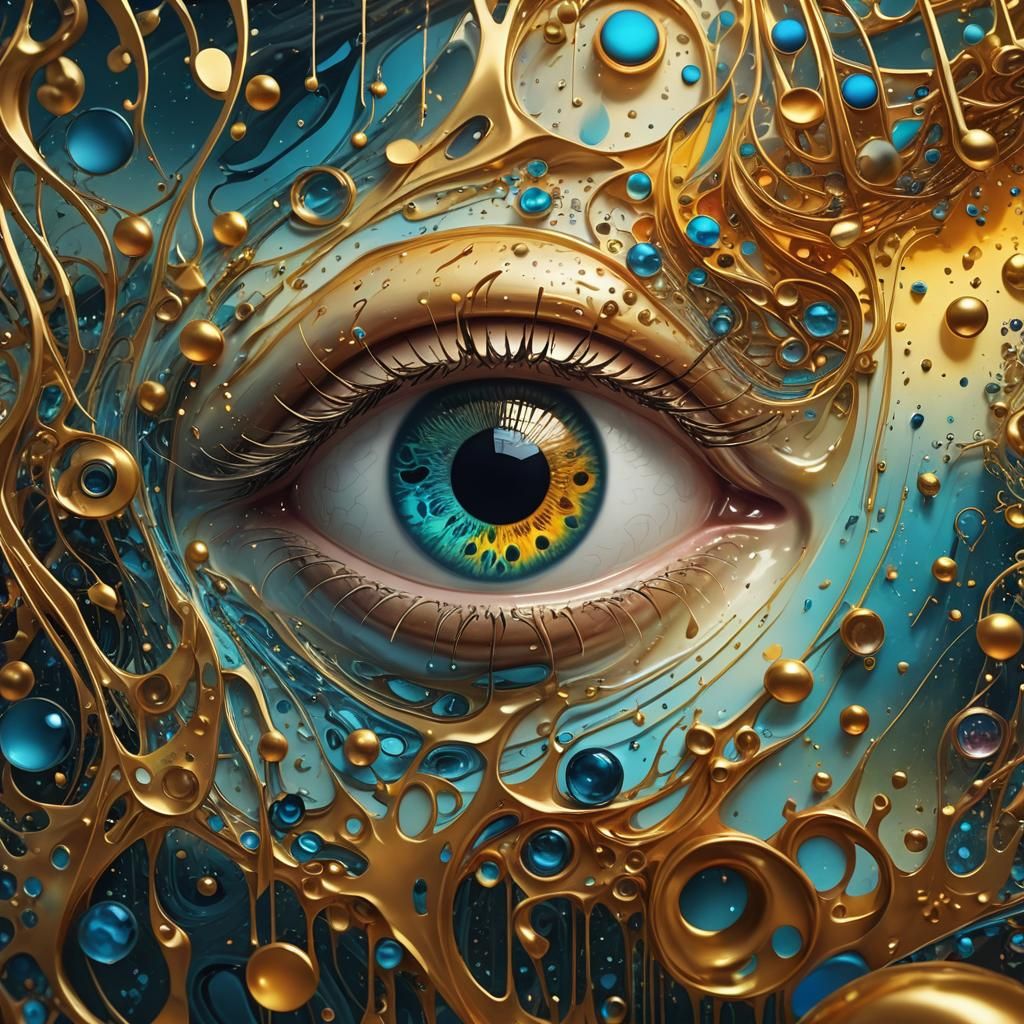 Surreal Eye Melts Into Musical Dreamscape