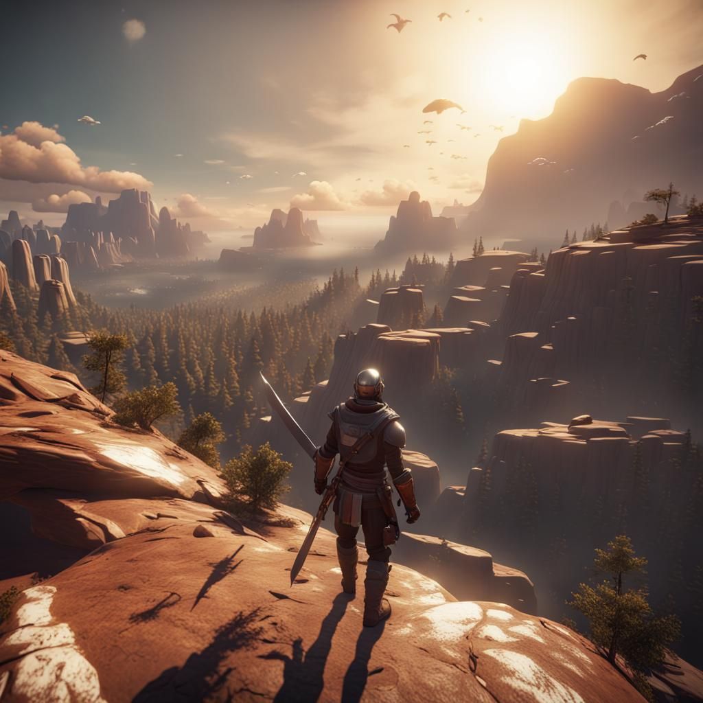 Epic Sky Split with Solar Knife in 3D