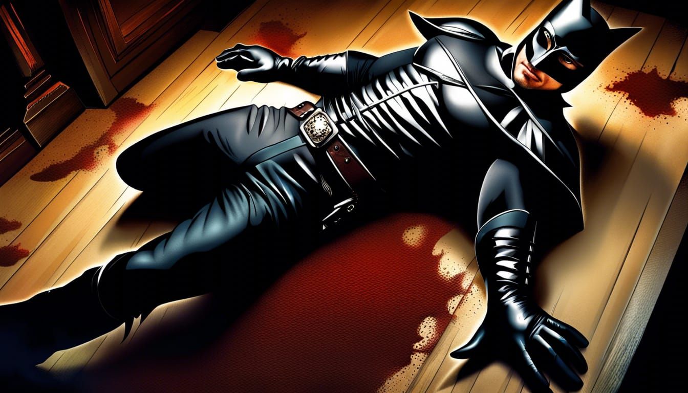 Helpless Zorro in Detailed Matte Painting