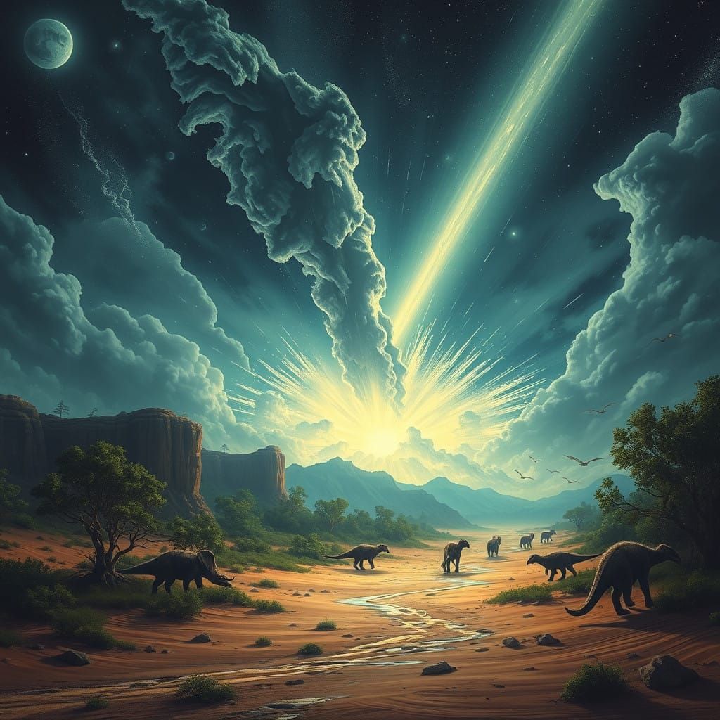 Cosmic Cataclysm: Dinosaur Herds Swept Away by Supersonic Co...
