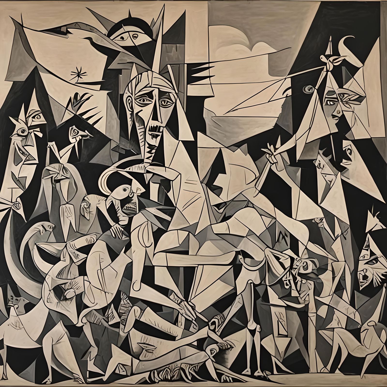 Guernica Reimagined: Gaza in Picasso's Style