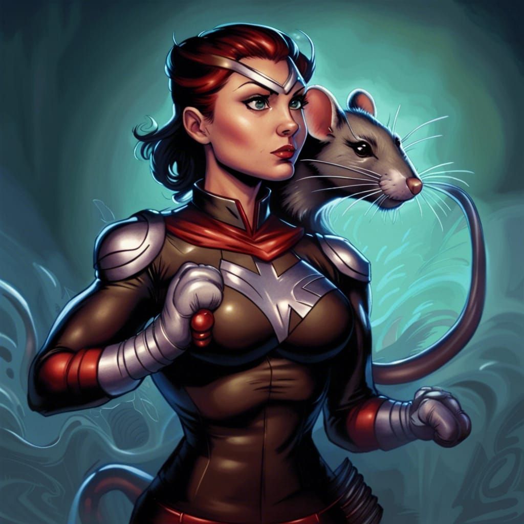 Rat Girl: Female Superheroine in Comic Book Art