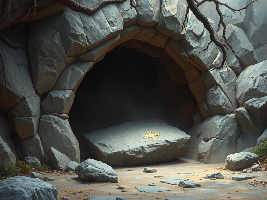 Empty Tomb of Jesus Risen, Ethereal Mist