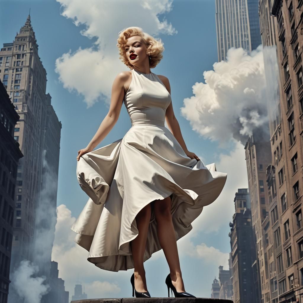 Marilyn Monroe Iconic Air Vent Photo