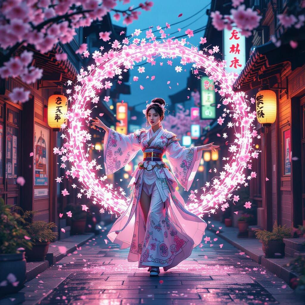 K-Pop Idol's Magical Transformation in Seoul Alleyway