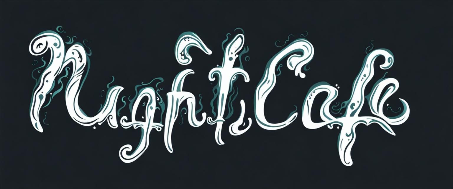 Sinister Lovecraftian Night Cafe Illustration