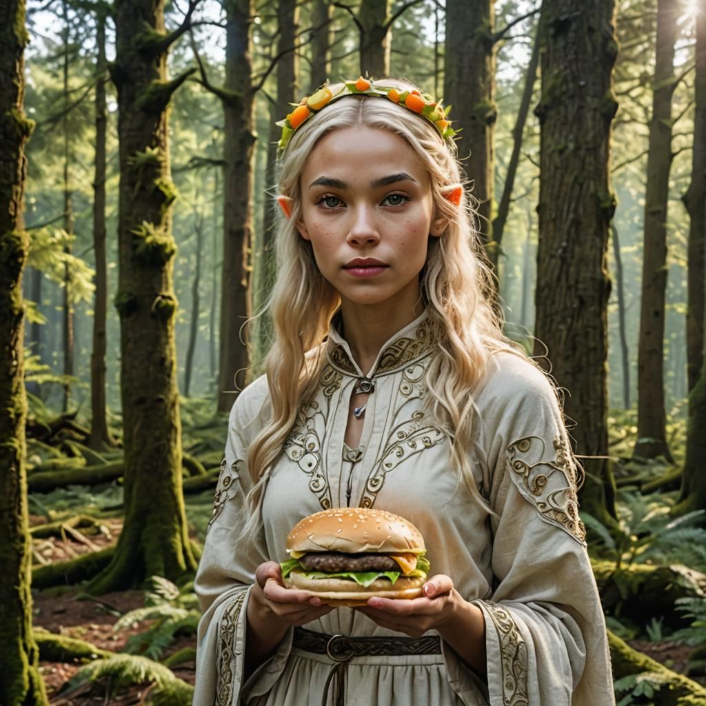 elves love cheeseburgers