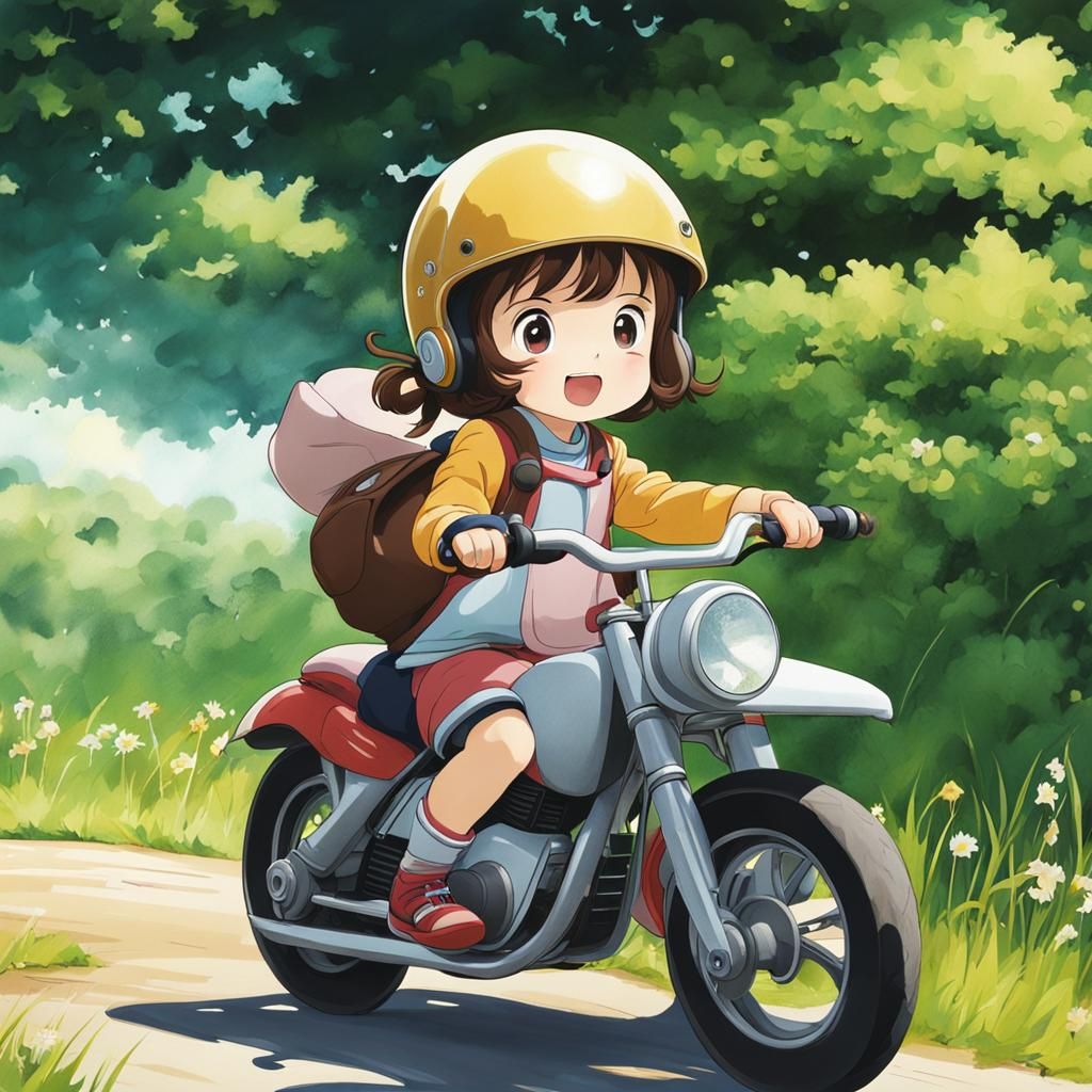 Put the helmet on and let's go