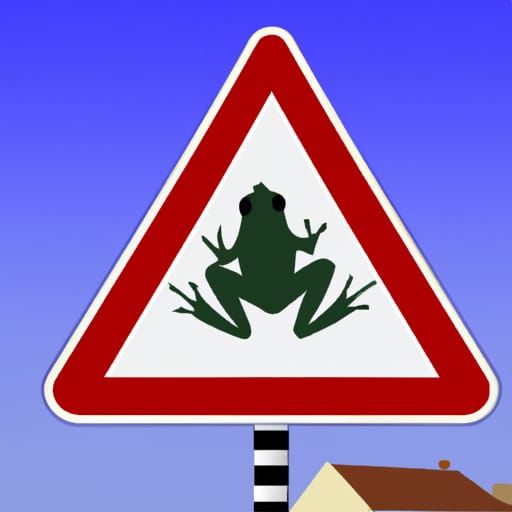 Frog Traffic Signal in 8K Resolution