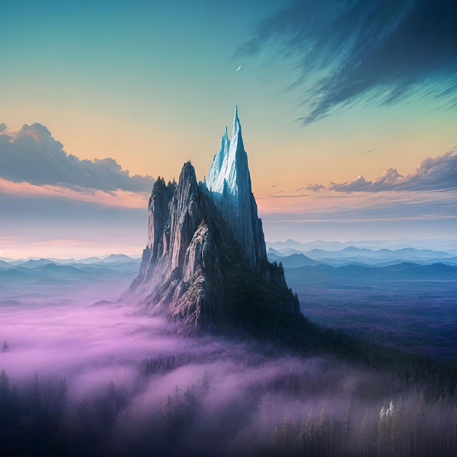 Majestic Lion Roars in Jungle Digital Art