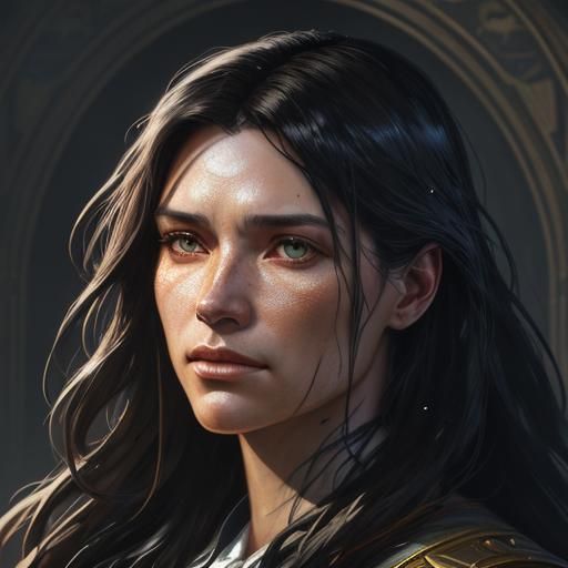 Detailed Portrait with Dynamic Lighting