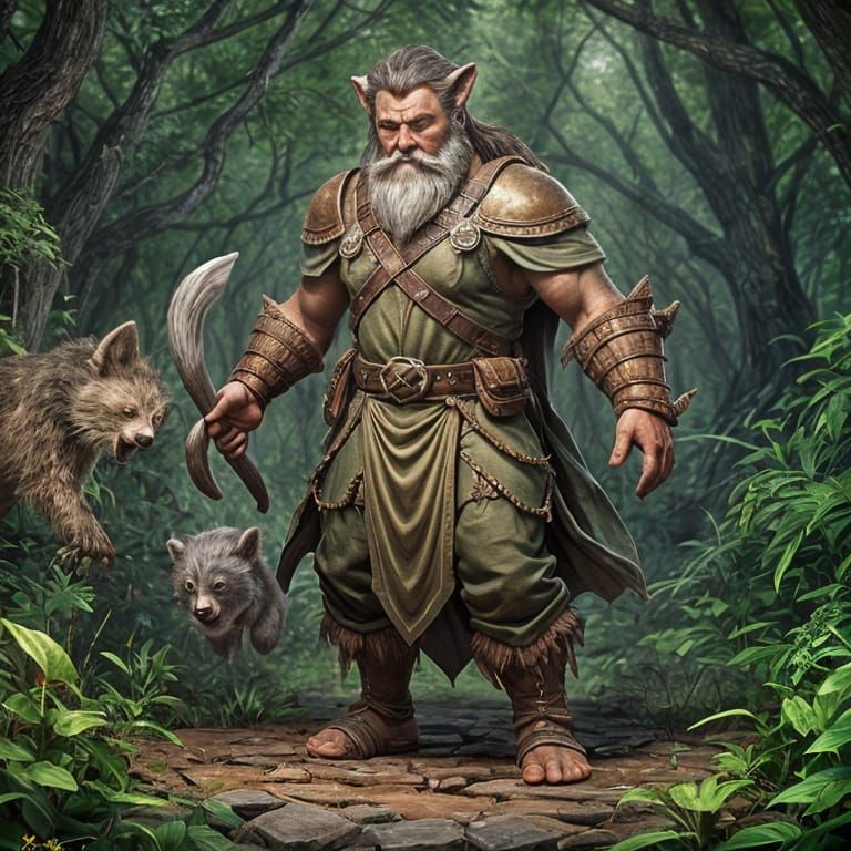 Fantasy Patriarch of Tree Peoples and Ancient Beings