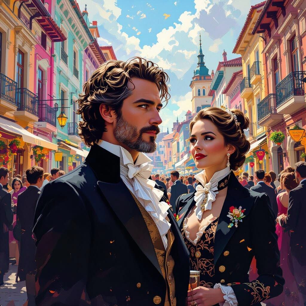 Mozart Festival in Toledo: Hyperrealistic Concept Art