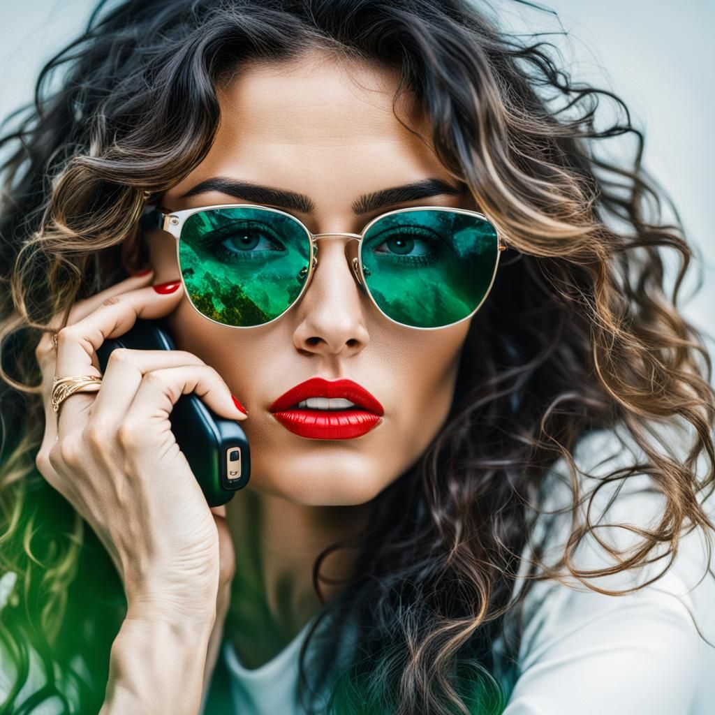 Futuristic Supermodel in Tokyo: Editorial Fashion Photograph...