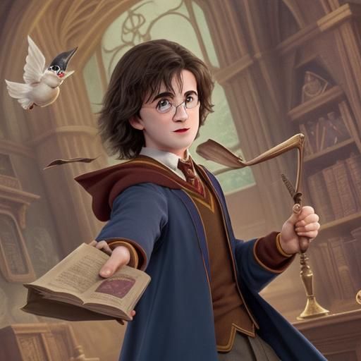 Harry Potter Reimagined in Disney Animation Style