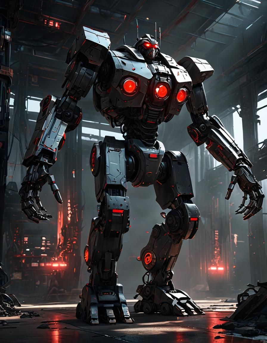 Giant Sentinel Robot Concept Art