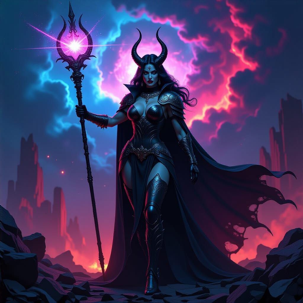 Mistress of the Dark in Apocalyptic Dimensions