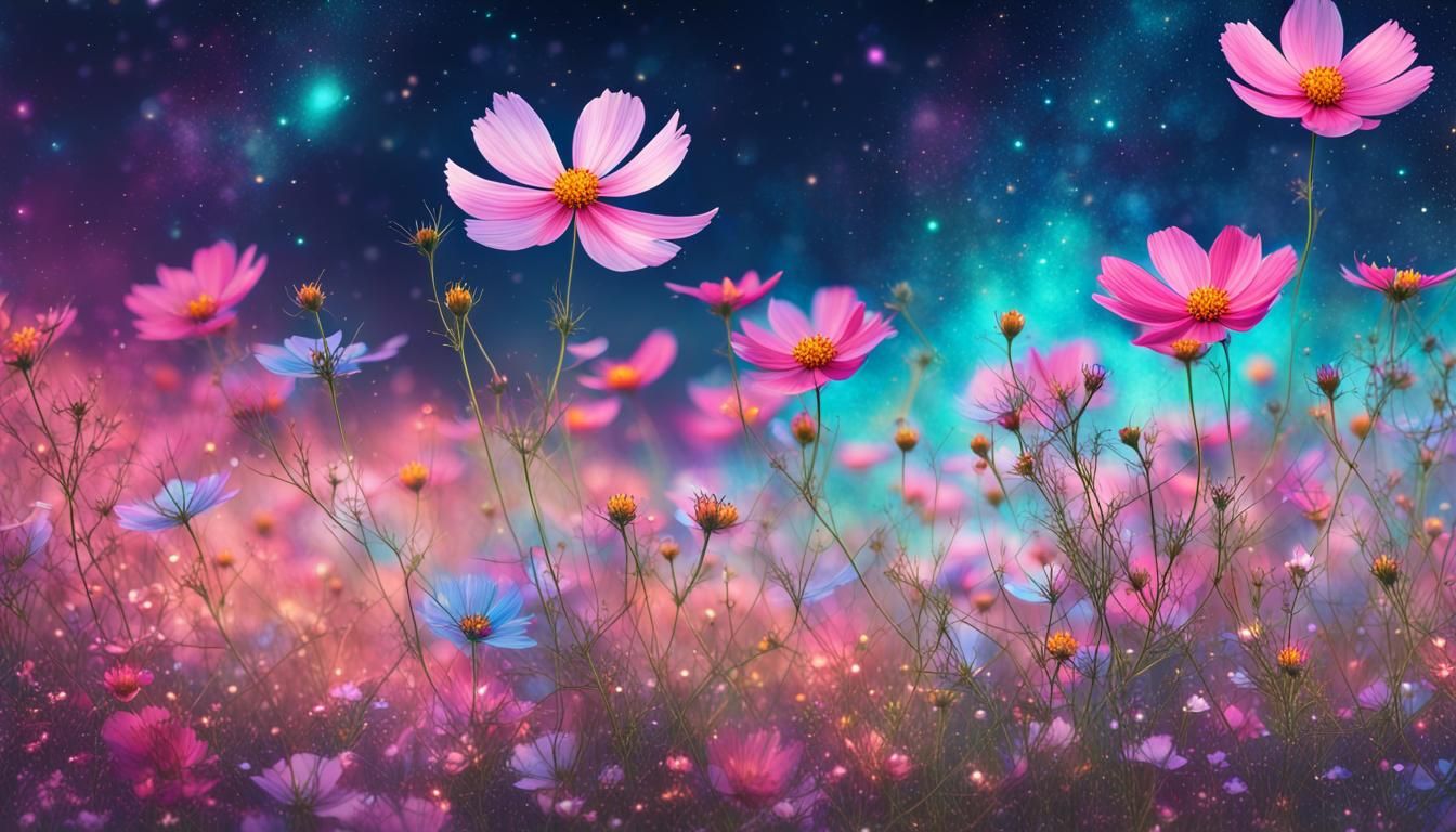 cosmos flowers
