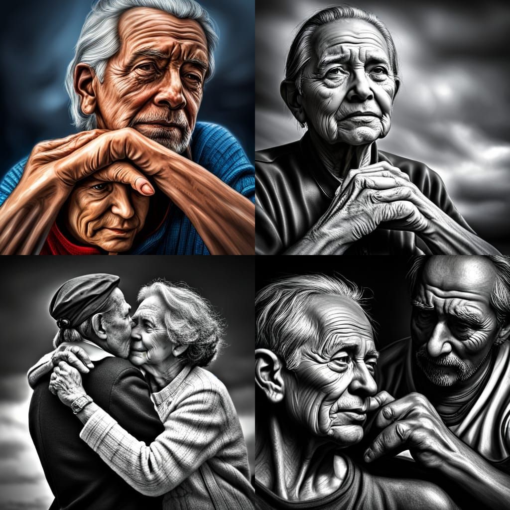 Hyperrealistic Portrait of a Compassionate Person