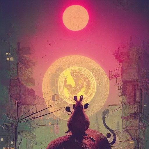 Intricate Palindrome Art: Rats Live on No Evil Star