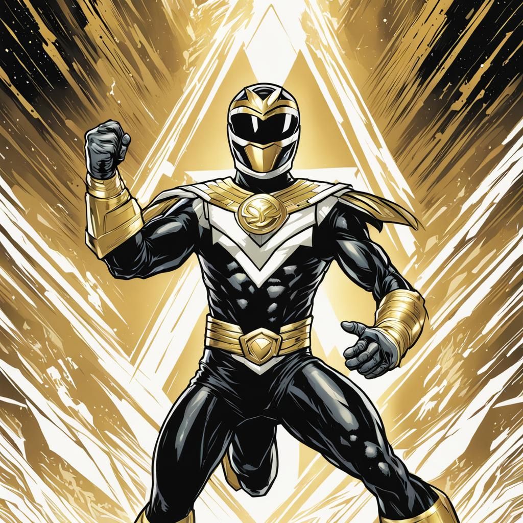 Power Ranger in Comic Book Style