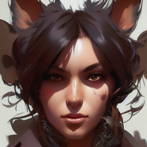 Hyperdetailed Furry Portrait in Unreal Engine 5