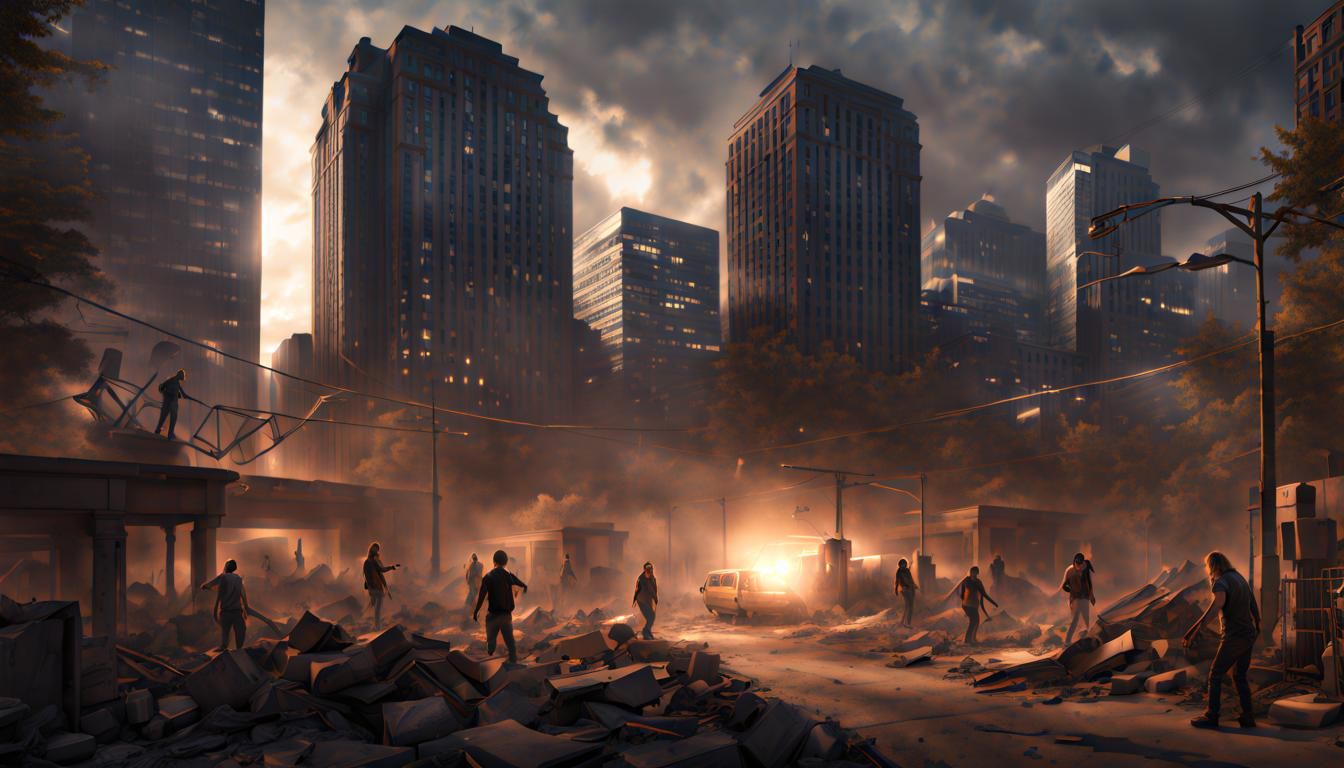 A Zombie Apocalypse in Atlanta