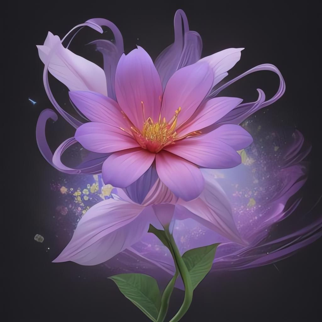Fantastical Flawless Flower with Fictional Effects