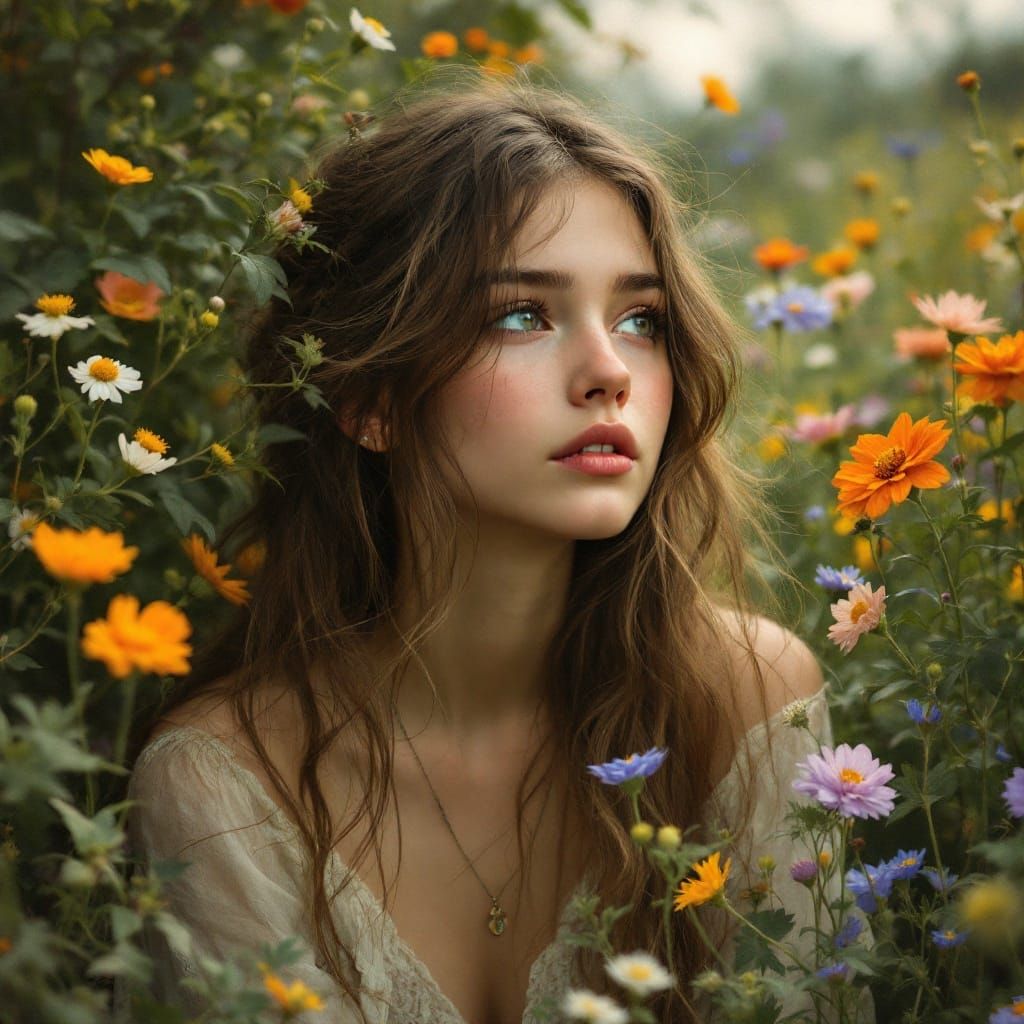 Nostalgic Portrait of Youth in Dreamy Realism