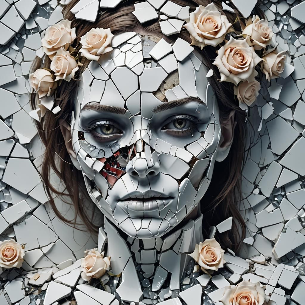 Shattered Android: Death of a Porcelain Woman