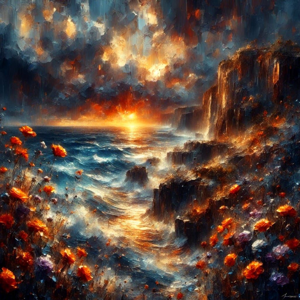 Sunset at the Cliffs