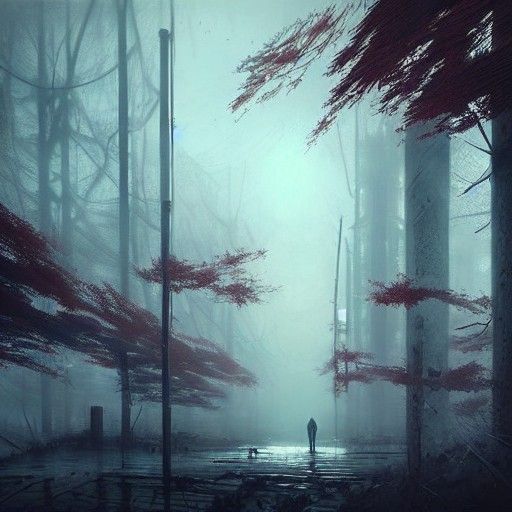 Silent Hill Inspired Horror Landscape Photography