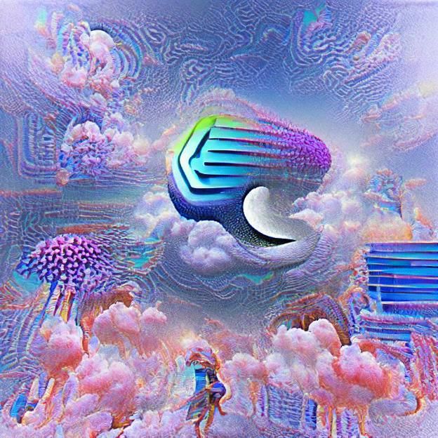 Surreal Dreamcore Hallway with Distorted Objects