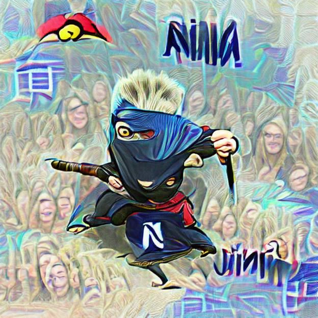 AI Interpretation of a Ninja