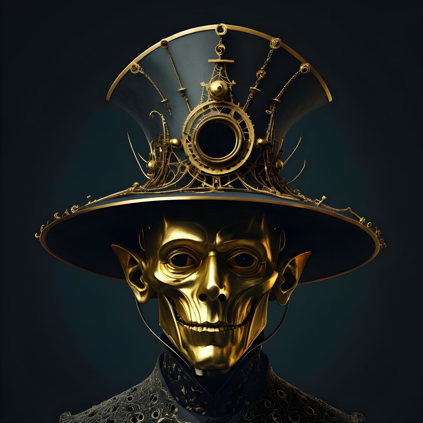 Strange Portrait in Hieronymus Bosch Style