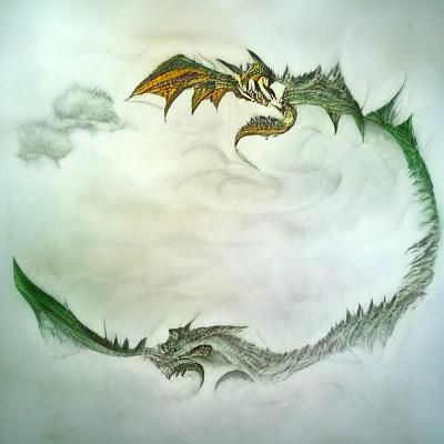 Simple Dragon Drawing