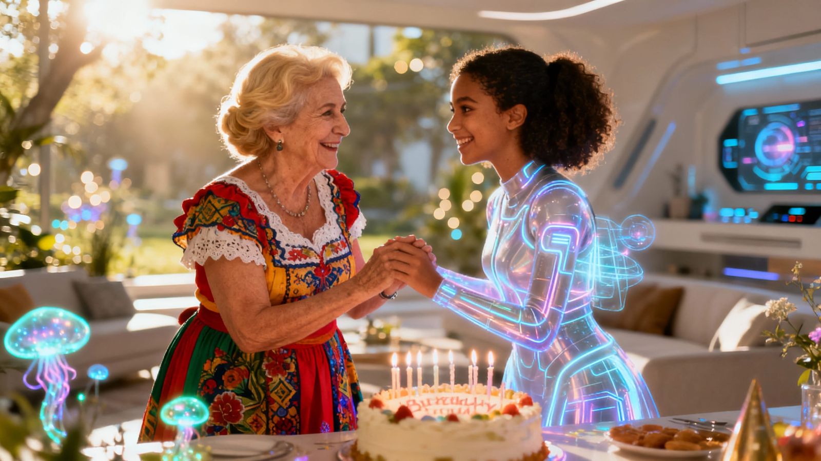Future Birthday Celebration: Great-Grandmothers in 2051
