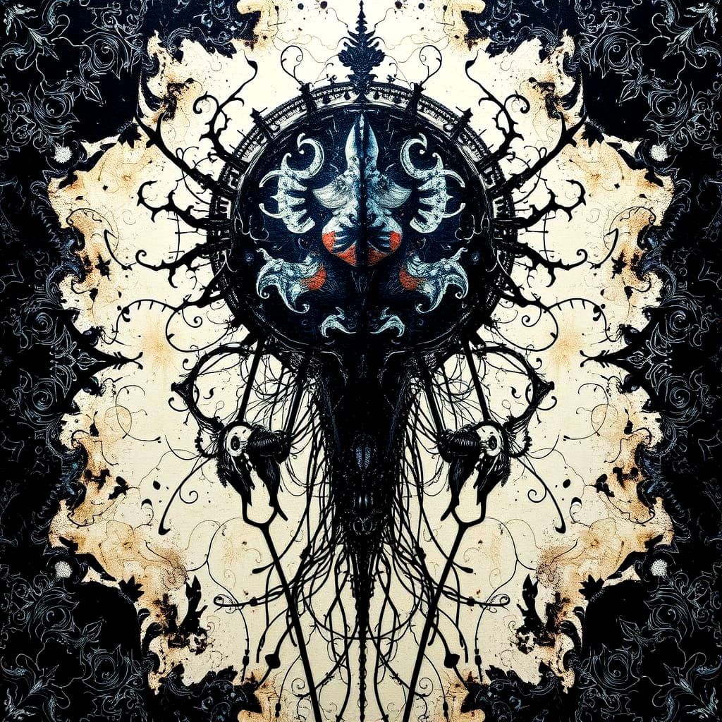 Cyberpunk Surrealism in Dystopian Textures